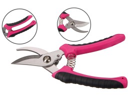 Sécateurs GARDEN PINK ONE, inoxydable, 20 cm