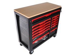 Chariot d'atelier avec outils MECHANIC TROLLEY TITAN 1559, 13 tiroirs, 1559 pièces d'outillage