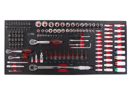 Chariot d'atelier avec outils MECHANIC TROLLEY TITAN 1559, 13 tiroirs, 1559 pièces d'outillage