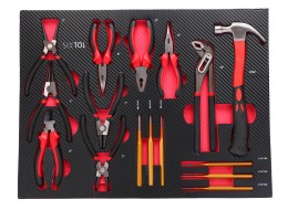 Chariot d'atelier avec outils MECHANIC TROLLEY TITAN 1559, 13 tiroirs, 1559 pièces d'outillage
