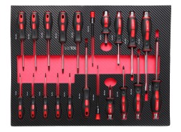 Chariot d'atelier avec outils MECHANIC TROLLEY TITAN 1559, 13 tiroirs, 1559 pièces d'outillage