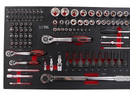 Chariot d'atelier avec outils MECHANIC TROLLEY TITAN 1559, 13 tiroirs, 1559 pièces d'outillage