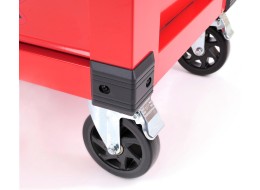 Chariot d'atelier pour outils MECHANIC TROLLEY KEVIN RED, 7 tiroirs