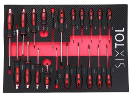 Chariot d'atelier avec outils MECHANIC TROLLEY JASON 115, 3 tiroirs, 1 étagère, 115 pièces d'outilla