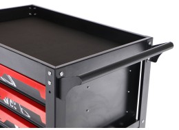 Chariot d'atelier avec outils MECHANIC TROLLEY JASON 115, 3 tiroirs, 1 étagère, 115 pièces d'outilla