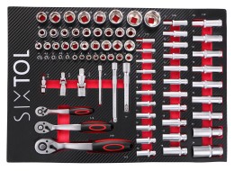 Chariot d'atelier MECHANIC TROLLEY KEVIN 80, 7 tiroirs, 80 pièces d'outils
