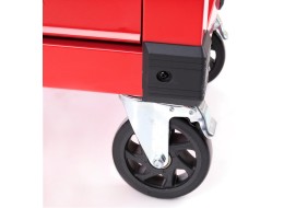Servante d'atelier MECHANIC TROLLEY KEVIN RED 253, 7 tiroirs, 253 pièces d'outillage