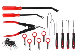 Ensemble multifonction pour démontage des garnitures et de l'habitacle MECHANIC TRIM SET 38, 38 pièc