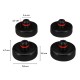 Jeu de cales en caoutchouc pour cric JACK PAD SET 4T pour véhicules Tesla, tige 24 mm, 4 pièces