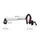 Bras / support de cadre de vélo pour porte-vélos sur attelage, long, longueur 24 cm - pièce de recha