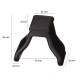 Embout en plastique pour glissière du porte-vélos E-BIKE 2, noir - pièce de rechange