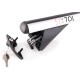 Barre transversale verrouillable en aluminium ROOF RACK IN 1, 120 cm, capacité 90 kg