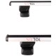 Barre transversale verrouillable en aluminium ROOF RACK FIX 1, 120 cm, capacité 90 kg