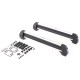 Porte-skis, snowboards et wakeboards de toit verrouillable ROOF SKI, 76 cm, capacité 35 kg
