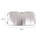 Pare-soleil pour pare-brise CAR SUNSHADE 5, 130 x 60 cm
