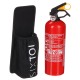 Support pour extincteur 1 kg pour voiture avec velcro CAR FIRE 1