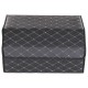 Organisateur de coffre de voiture CAR COMPACT ELEGANT L, 2 compartiments, pliable, avec couvercle