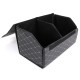 Organisateur de coffre de voiture CAR COMPACT ELEGANT L, 2 compartiments, pliable, avec couvercle