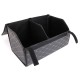 Organisateur de coffre de voiture CAR COMPACT ELEGANT L, 2 compartiments, pliable, avec couvercle