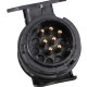 Adaptateur de prise d'attelage 13-7 broches