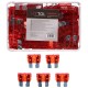Kit de fusibles automobiles à lame MECHANIC FUSE SET 10A, 100 pièces