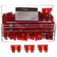 Kit de fusibles automobiles à lame MECHANIC FUSE SET 10A, 100 pièces