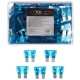 Kit de fusibles automobiles à lame MECHANIC FUSE SET 15A, 100 pièces