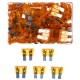 Kit de fusibles automobiles à lame MECHANIC FUSE SET 5A, 100 pièces
