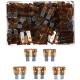 Ensemble de fusibles à lame pour automobile MECHANIC FUSE SET 7,5A, 100 pcs