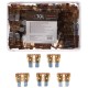 Ensemble de fusibles à lame pour automobile MECHANIC FUSE SET 7,5A, 100 pcs