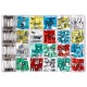 Ensemble de fusibles à lame et en verre pour automobile MECHANIC FUSE SET 215