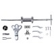 Ensemble universel d'extracteurs avec marteau coulissant à percussion MECHANIC PULLER SET 16