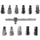 Kit de vidange d'huile MECHANIC OIL DRAIN SET 12, Hex + carré, 12 pièces