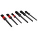 Ensemble de pinceaux de précision pour nettoyage de voiture CAR DETAILING BRUSH 6, 6 pcs