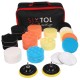 Ensemble de tampons/éponges de polissage avec porte-plateau pour nettoyage de voiture CAR DETAILING
