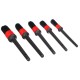 Ensemble de brosses de précision souples pour nettoyage de voiture CAR DETAILING BRUSH 5 SOFT, 5 piè