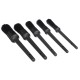 Ensemble de brosses de précision dures pour nettoyage de voiture CAR DETAILING BRUSH 5 HARD, 5 pièce