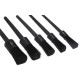 Ensemble de brosses de précision dures pour nettoyage de voiture CAR DETAILING BRUSH 5 HARD, 5 pièce