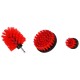 Ensemble de brosses pour perceuse pour nettoyage de voiture CAR DETAILING DRILL BRUSH 3 MEDIUM, 3 pi
