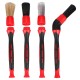 Kit de brosses de précision avec embouts interchangeables pour voiture CAR DETAILING BRUSH 4