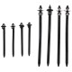 Sada spon, příchytek a kolíků pro čalounění vozidel MECHNIC TRIM CLIP SET 700