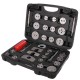 Outil de compression des pistons de frein MECHANIC BRAKE SET BLACK 35, ensemble de 35 pièces