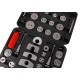 Outil de compression des pistons de frein MECHANIC BRAKE SET BLACK 35, ensemble de 35 pièces