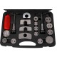 Outil de compression des pistons de frein MECHANIC BRAKE SET BLACK 35, ensemble de 35 pièces