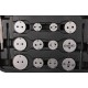 Outil de compression des pistons de frein MECHANIC BRAKE SET BLACK 35, ensemble de 35 pièces