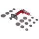 Poussoir pneumatique pour pistons de frein MECHANIC BRAKE SET PNEU 16, kit 16 pièces