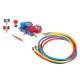 Kit de mesure de pression et d'étanchéité pour climatisation automobile MECHANIC AC TESTER 1