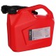 Bidon plastique MECHANIC FUEL CANISTER RED 5L, rouge