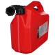 Bidon plastique MECHANIC FUEL CANISTER RED 5L, rouge