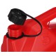 Bidon plastique MECHANIC FUEL CANISTER RED 5L, rouge